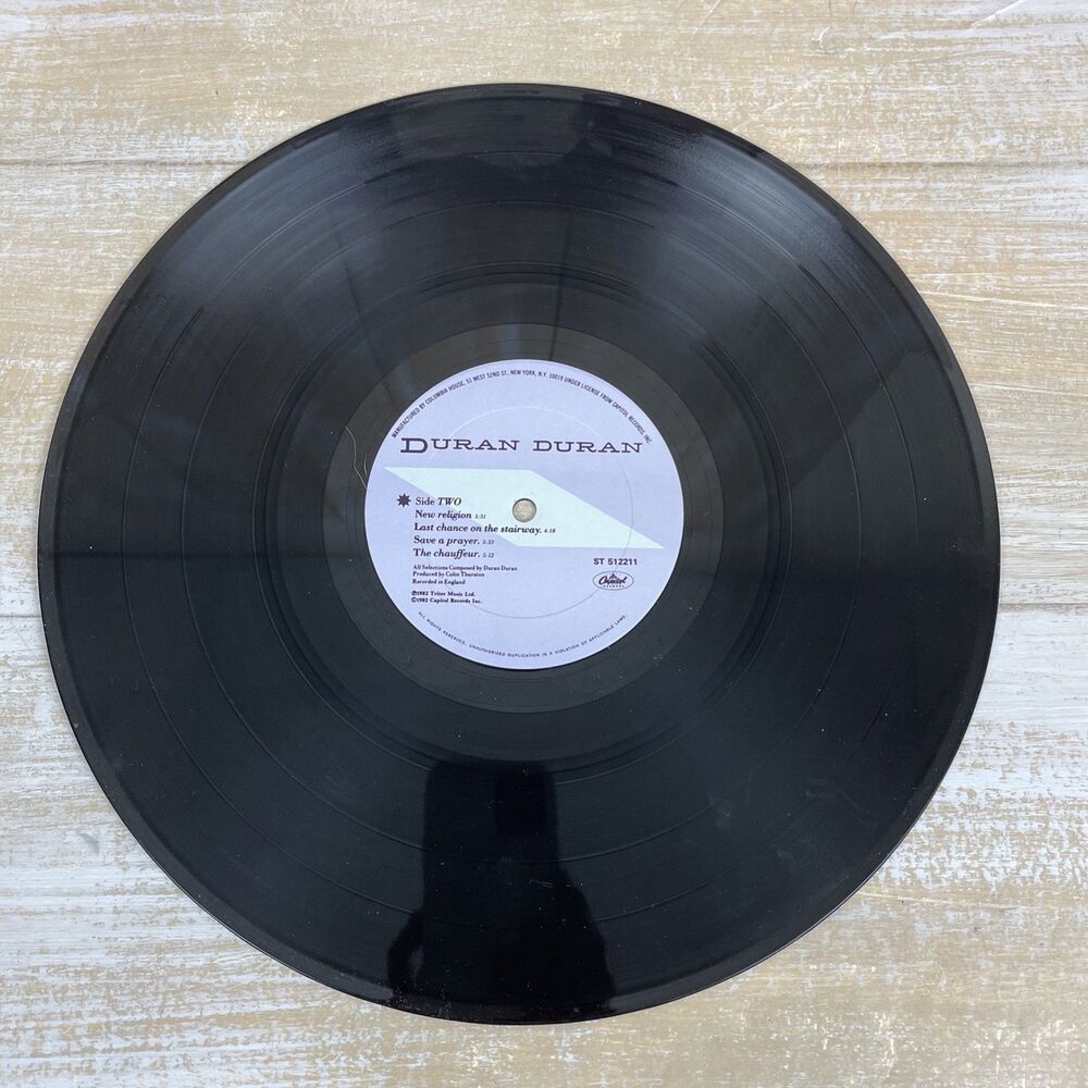 Duran Duran Rio-1982 LP Capitol Records [Vinyl VG++, Jacket in Org Shrink-Wrap] - Picture 5 of 10